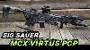 Sig Sauer Virtus Pcp. 22 Air Rifle With Riflescope & Rings & Mag & Pellets