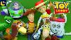 LOT Disney Store Toy Story Woody Jessie Buzz Zurg Talking SET Figures NEW.